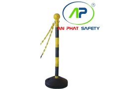 Cọc tiêu phân làn giao thông hình trụ có móc